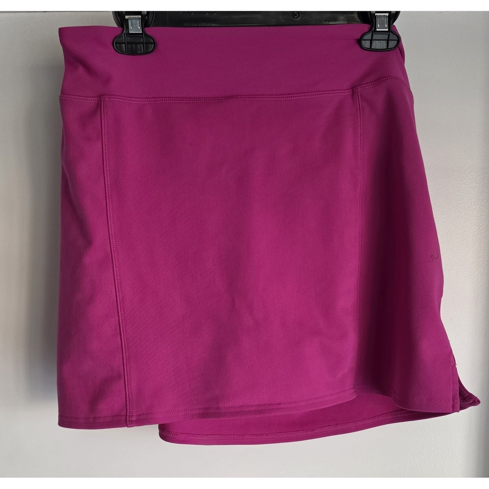 Adidas Skort Women M Pink Solid Golf Athleisure Skirt Shorts Activewear